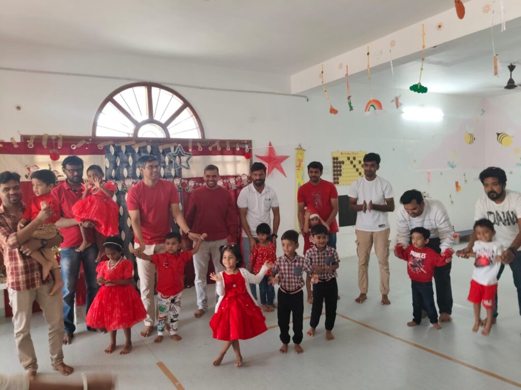 Community building with parents in Thoraipakkam Preschool at Wisdom Bright Kids Preschool